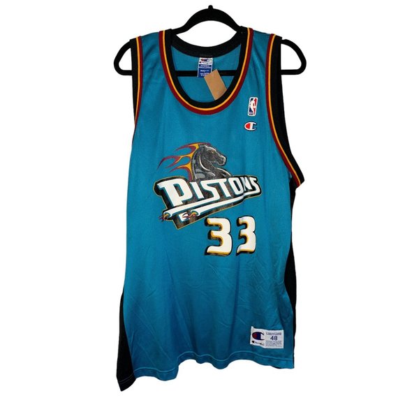 Vintage Grant Hill Detroit Pistons Jersey by Champion - Picture 1 of 4